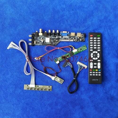 For M240HW01 V.1/V.6/V.9/V.B/V.D/V.E display 1920*1080 VGA USB AV TV 3663 LVDS 30-Pin DVB digital LCD Controller board Kit