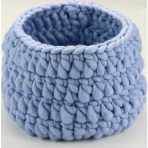 Clearance!Honey Pot Nest Basket Newborn Photography Props Baby Photo Blanket Basket Knitting Braid Stuffer Shape Knitted Baskets