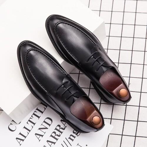Mens Shoes Casual Loafers Slip-on Shoes Outdoor Fashion Moccasins Genuine Leather Breathable Youth Light Driving Platform Shoes