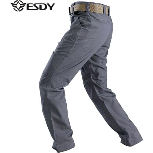 Spring Tactical Mens Military Trousers Anti-wear Waterproof Outdoor Sports Trekking Hiking Climbing Male Fishing Hunting Pants
