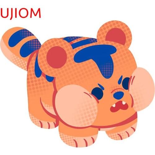UJIOM Wall Stickers Cartoon Tiger Wallpapers Sticker Room Decor Livingroom Decoration Baby Children Bedroom Accessories Decals