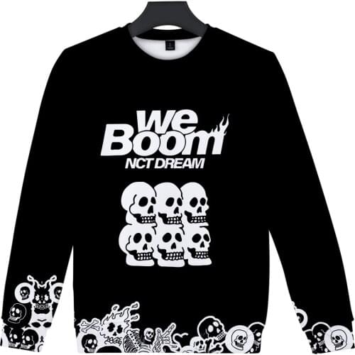 KPOP NCT DREAM 2019 NEW Album WE BOOM 3D print Round neck sweatshirt Men/Women Casual Harajuku O-neck Clothes