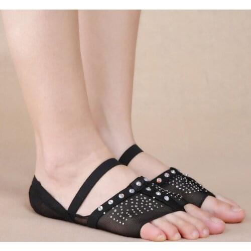 Professional Ballet Flats Women Belly Dancing Foot thong Dance Socks Accessories Shoe Toe Pads