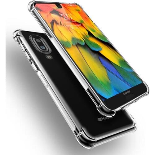 Anti-Knock Shockproof Soft TPU Back Case For SHARP AQUOS S3 R2 Case For SHARP AQUOS S2 C10 Back Cover Case