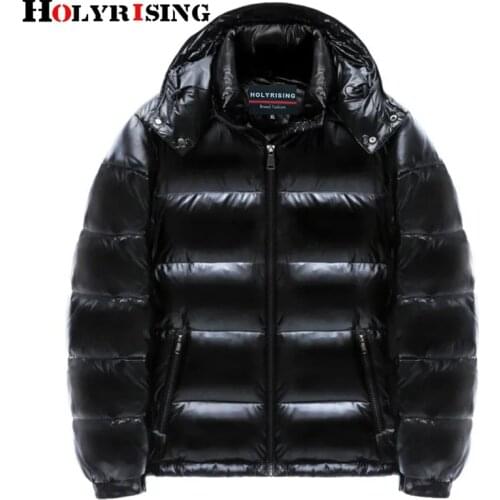 Down jackets for men winter black warm overcoats thicken outdoor casaco masculino male zipper pockets puffer jacket 15955