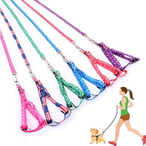 Adjustable Cat Dog Harness with Lead Leash Nylon Pet Collar Puppy Kitten Rabbit Chihuahua Bulldog Chest Strap Pet Accessories