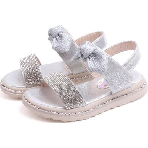 Kids Girl Shoes Sandals Summer Children Sandals Fashion Bowknot Girls Flat Pricness Shoes Baby Toddler Shoes Sandals for Girls