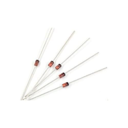 100pcs 1W Zener diode DO-41 3V 3V3 3V6 3V9 4V3 4V7 5V1 5V6 6V2 6V8 7V5 8V2 9V1 10V 11V 12V 13V 15V 1N4733A 1N4742A 1N4728A