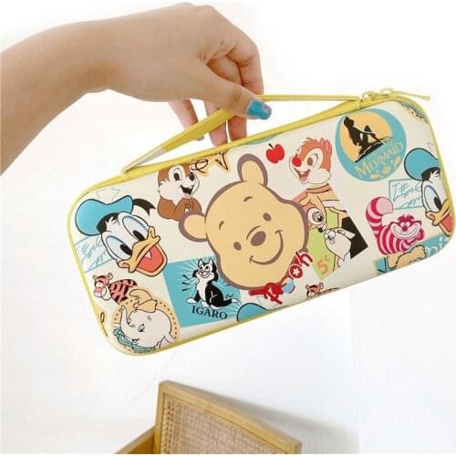 Disney Mickey Minnie Storage Bag for Nintendo Switch Waterproof Protective Case for NS Console Portable Bag Game Accessories