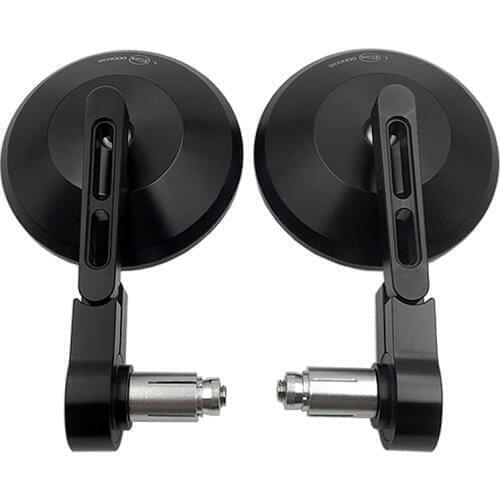 Universal Motorcycle Bar End Mirrors Cafe Racer Motorcycle Rear View Mirror For KTM Duke 390 125 Ducati Monster Mt07 Benelli TRK