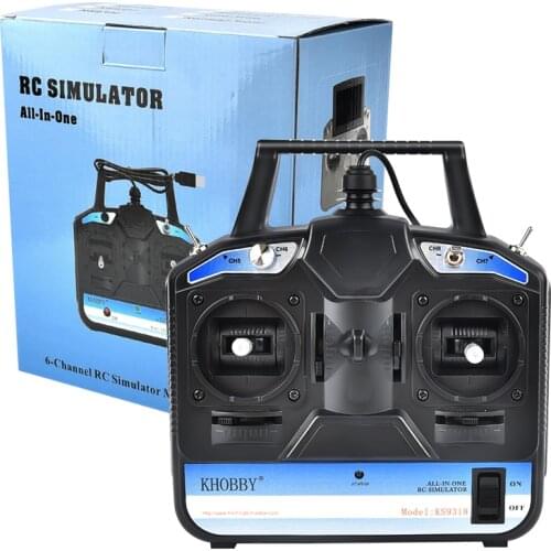 FLYSKY FS-SM600 SM600 6CH RC Simulator Transmitter RC USB Flight Simulator Cables for G7 G6 G5.5 G5 PH5.0 Airplane RC Drone