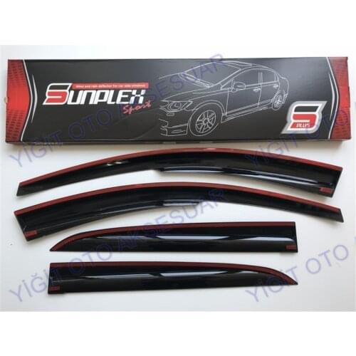 For OPEL MOKKA Rain Wind Deflector 2013-2018 Sunshade Curtains Car Windshield Auto Accessory Universal Spilitter Mud Flaps