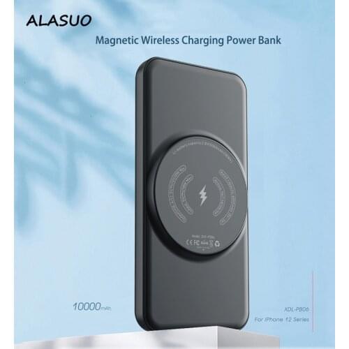 10000mAh Power Bank For MagSafe iPhone 12 pro max PD 15W Wireless Charger Magnetic PowerCore External Battery Portable Powerbank