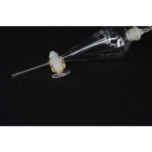 125ML Standard Stopper Glass Pear Shaped Separatory Funnel with Glass Stopcock
