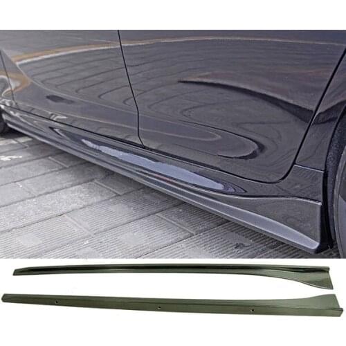 3-D Style Carbon fiber 4Door Side skirts Fit For BMW 6-Series F06 M-Sport M6