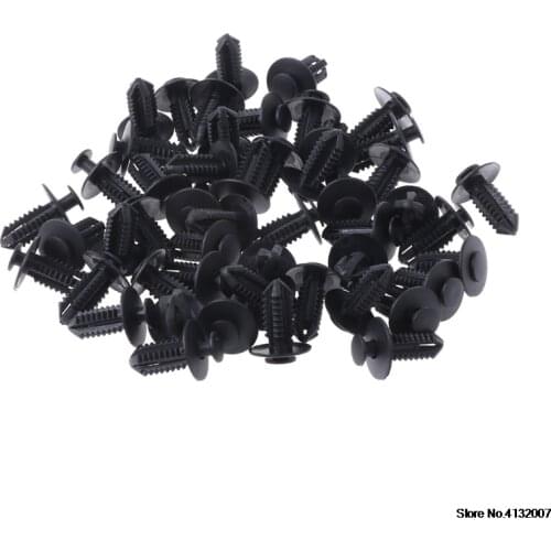 50Pcs/lot Car Auto Push Type Bumper Fender Retainer Fasteners Clip For BMW Mercedes