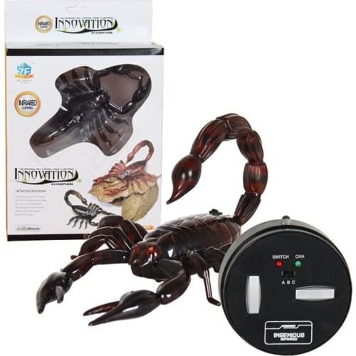 Infrared Remote Control Electric Scorpion Terrifying Ghost Toy Children Gag Toys Christmas Gift For Kids RC Animal Model Toys