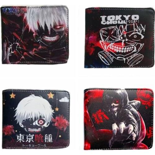 Anime Tokyo Ghoul Izumi shinichi Kaneki Ken Wallet Young Men and Women Short Wallets Fashion PU Purse Cosplay Gift