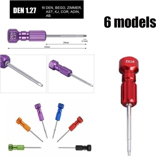 New Dental Laboratory Mechanic Implant Screwdriver Micro Screw Driver for Implants Dental Orthodontic Matching Tool/ 6 Colors