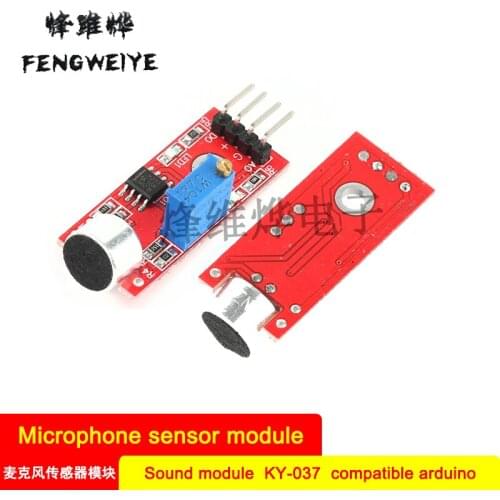Panel High Sensitivity Microphone Sensor Module Sound Module KY-037 Compatible with
