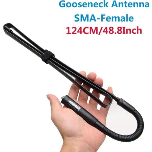 ABBREE AR-152G Gooseneck SMA-Female Dual Band144/430Mhz Foldable CS Tactical Antenna For Walkie Talkie Baofeng UV-5R UV-82radio
