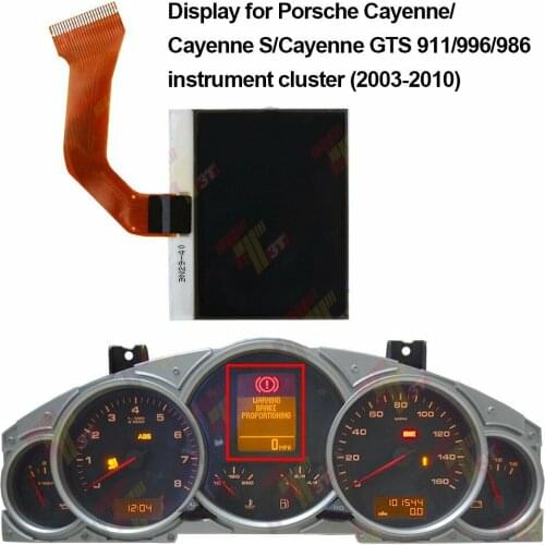 SPEEDOMETER VDO LCD Display For VW Touareg For Porsche 955 Cayenne Instrument Cluster Screen 7L6920 970D/7L6920970R/L