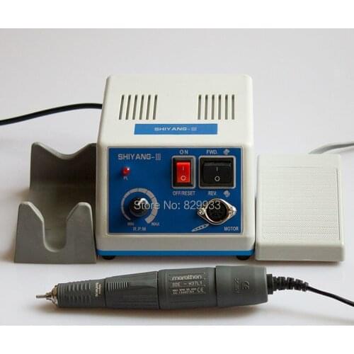 Dental Lab, Jewelry, Industry, Nail Polish, Pedicure Electric Micromotor Polishing Motor N3 + 35K RPM Marathon H37L1 Handpiece