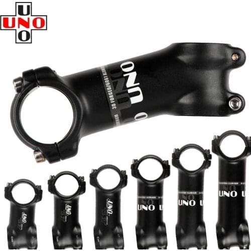 UNO 7/17/35 Degree Bicycle Stem 31.8mm Bore Aluminum Alloy MTB Handlebar Stem 60mm - 130mm Mountain Road Bike Stem Cycling Parts