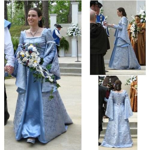 Victorian Corset Gothic/Civil War Southern Belle Ball Gown Dress Halloween dresses US 4-16 R-455