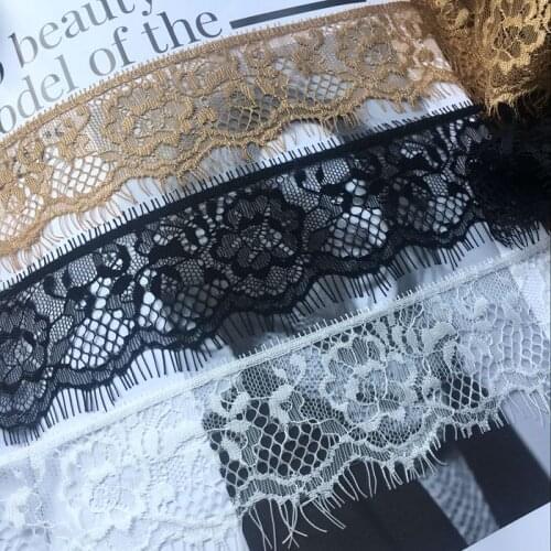 High-quality Export Method Single and Bilateral Mustache Eyelash Lace Accessories DIY Garment Home Scarf Stitching RS3340