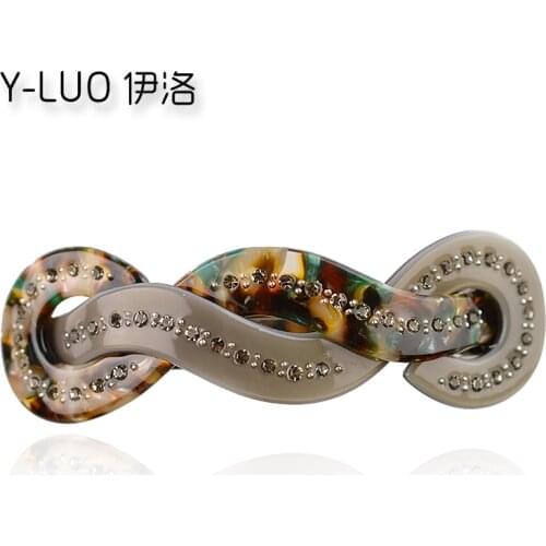 Women headwear ladies elegant hair clip cute hair barrette rhinestone hair accessories for women