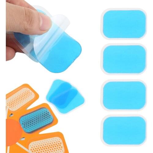 2pcs Hydrogel Mat For Wireless Smart EMS Abdominal Muscles Training Replecament Silicone Gel Stickers Patch Pads Body Massager