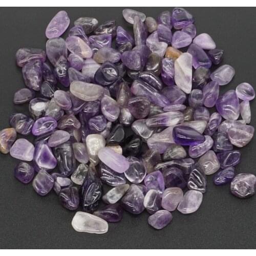200g Tumbled Stone Natural Gemstone Amethyst Stones Polished Minerals Home Decor