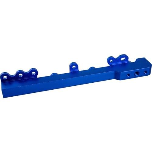 Car Blue Aluminum High Flow Volume Fuel Injector Rail Accessories Fit For Honda D Series SOHC D16