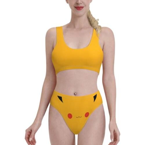 Bikinis Minilalist Exotic 2021 Women Swimsuit high Waist dress sets Anime Women bathing suit SwimSuit