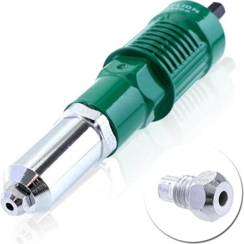 Electric Rivet Nut Gun Riveting Tool Cordless Riveting Drill Adaptor Insert Nut Tool Riveting Drill Adapter 2.4mm-4.8mm Rivets