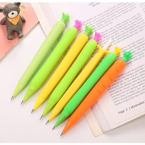 Fruit Mechanical Pencil Stationary Pencils for School Stationary Drawing Pencil Set Student Cartoon Kids Pencil School Supplies