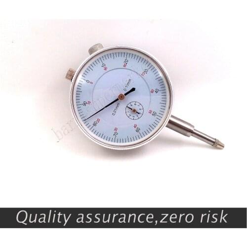 10PCS Dial Indicator Gauge Measuring Device Arrow Indicator dial test indicator 0-10mm 0.01mm Micrometer Gauge indicator tool