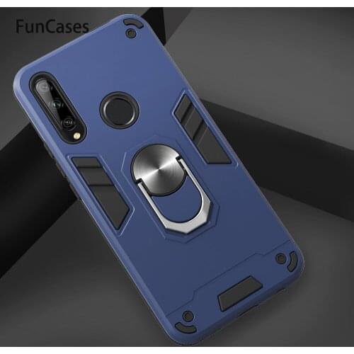 Light Cases For Huawei Honor 20 Car Ring Stand Holder Protective Hard PC Protector Huawei case Honor 20S Nova 5T 9X 7C V30 Capa