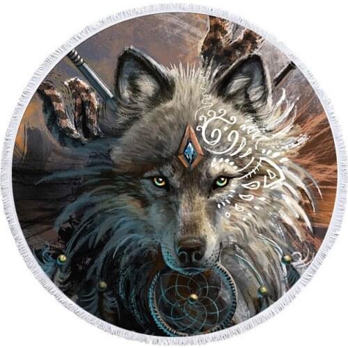 Hotest sales Many Popular Designs women large 150*150 Microfiber fabric bath towel for beach thick home Decor round beach towel