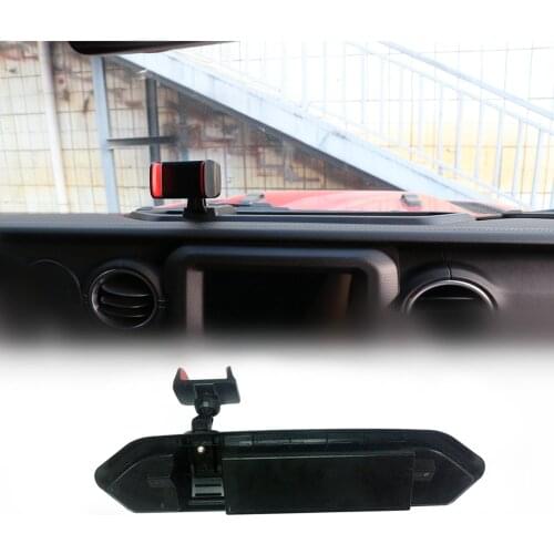 Cellphone Dash Multi-Mount Phone Holder Multi-Function Stoage Tray Bracket Organizer For 2018-2021 J eep Wrangler JL JLU