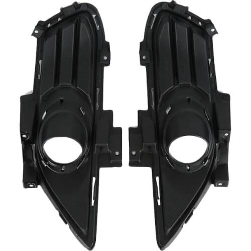 New High Quality Gloss Black Fog Light Lamp Grill Grille Cover Fit for Ford Mondeo 2013-2015 Car styling Car accessories