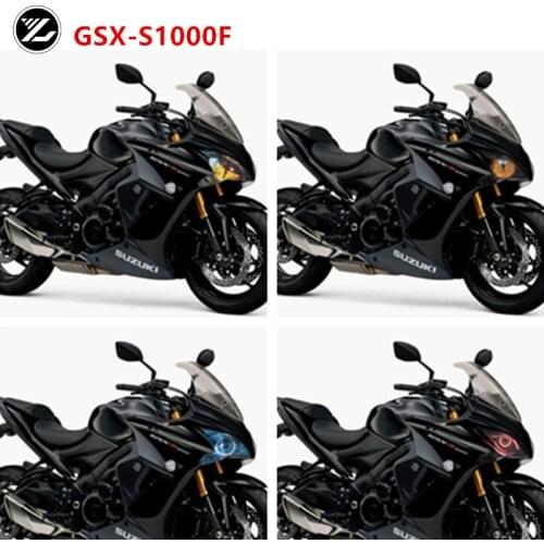 Motorcycle Front Fairing Headlight Guard Sticker Head light protection Sticker for SUZUKI GSX-S1000F 2015-2018 2016 2017