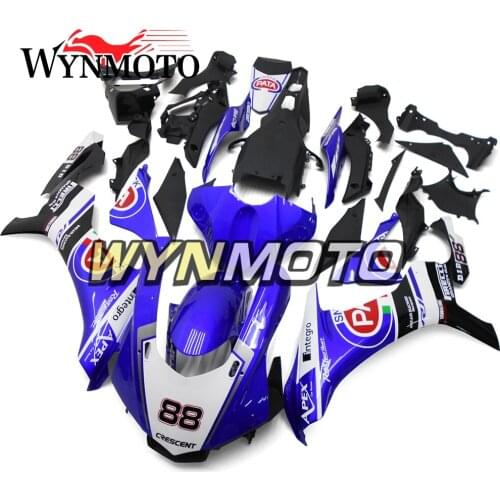 Complete Fairings Kit For Yamaha YZF1000 2015-2016 R1 Year 15 16 Injection ABS Plastics Cowlings Bodywork Frames Blue Fairings