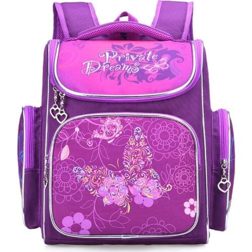 Girls School Backpacks Children School Bags Orthopedic Backpack Butterfly Bag For Girl Kids Boys Satchel Knapsack Mochila