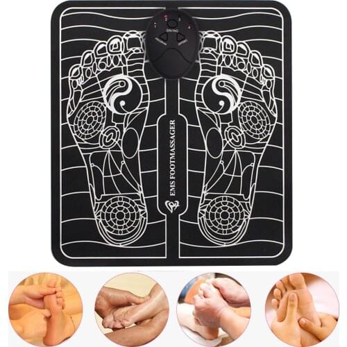 Electric Foot Massager Mat Foot Relaxation EMS Cushion Device Electric Feet Muscle Massage Pain Relief Health Care