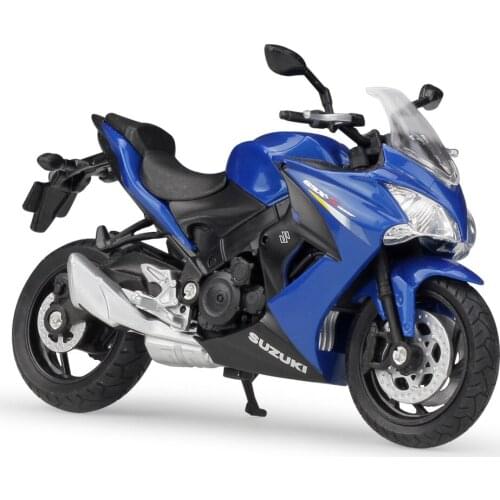 1:18 Welly 2017 SUZUKI GSX-S1000F Motorcycle Model Diecast Metal Bike Miniature Race Toy For Gift Collection Free Shipping