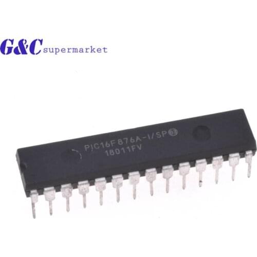 1pcs/lots PIC16F876A-I/SP PIC16F876A-ISP PIC16F876A PIC16F876 New original IC diy electronics