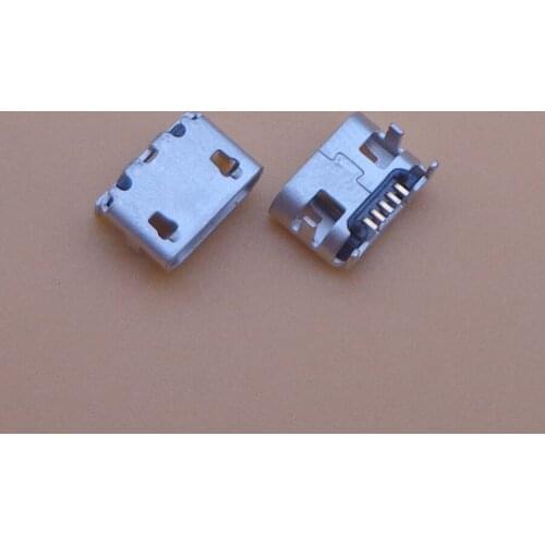 10-300pcs Micro mini USB Jack Charging port Socket connector 7.2 feet big horn 5 pin dock plug female replacement repair parts