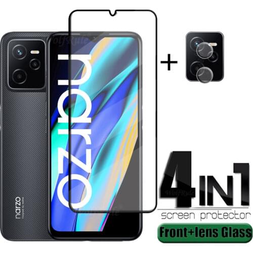 4-in-1 For OPPO Reno 4Z 5G Glass For OPPO Reno 4Z 5G Tempered Glass Full Screen Protector For OPPO Reno 4Z 5G Lens Glass 6.57"